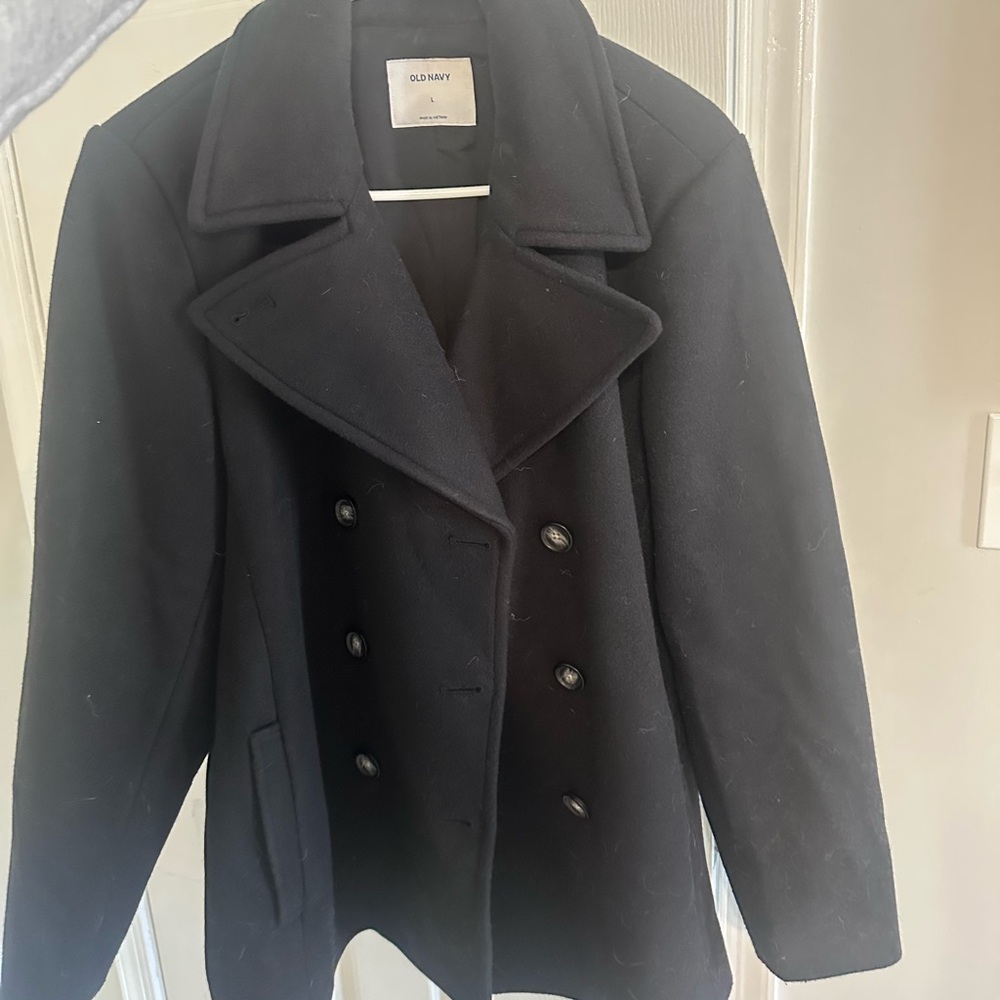 Old Navy Black Peacoat